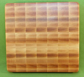 Board #952 Yellow Birch End Grain Premium Cutting Board - 12 1/2" x 12" x 1 1/2" - $39.99